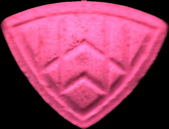 Maybach (Rosa) - MDMA 139mg (Front) pill — lab-tested sample