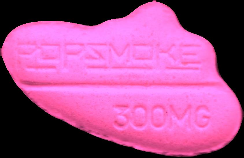 Pop Smoke (Rosa) - MDMA 149mg (Front) sample 2025-09-09_popsmoke_rosa