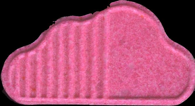 SoundCloud (Rosa) - MDMA 171mg (Front) pill — lab-tested sample