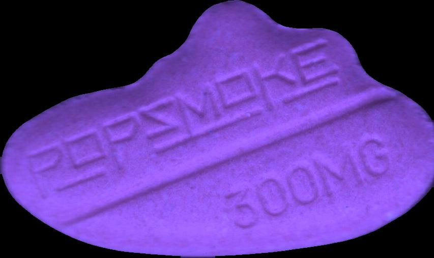 Pop Smoke (Morado) - MDMA 180mg (Front) sample 2025-09-16_popsmoke_morado