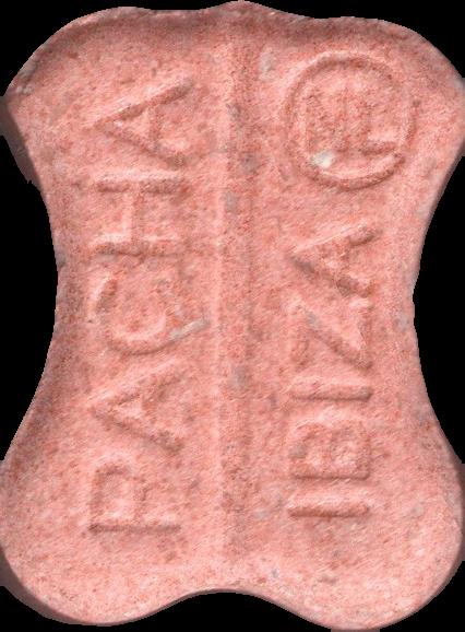 Cereza (Rosa Claro) - MDMA 150mg (Front) sample 2025-09-25_cereza_rosaclaro