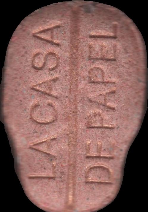 Casa de papel (Marrón) - MDMA 152mg (Front) sample 2025-10-08_casadepapel_marrn