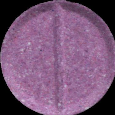 Rolex (Lila) - 2C-B 18mg (Front) pill — lab-tested sample