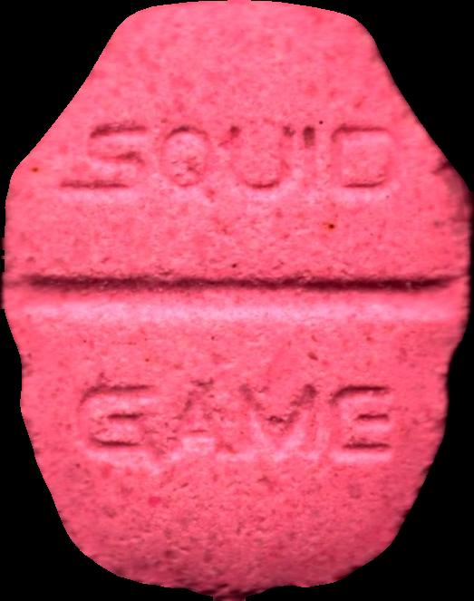 El juego del calamar (squid game) (Rosa) - MDMA 202mg (Front) sample 2025-10-21_eljuegodelcalamarsquidgame_rosa