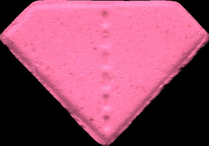 Punisher (Rosa) - MDMA 125mg (Front) sample 2025-11-01_punisher_rosa