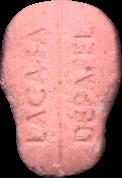 Casa de papel (Rosa Oscuro) - MDMA 193mg (Front) sample 2025-11-06_casadepapel_rosaoscuro
