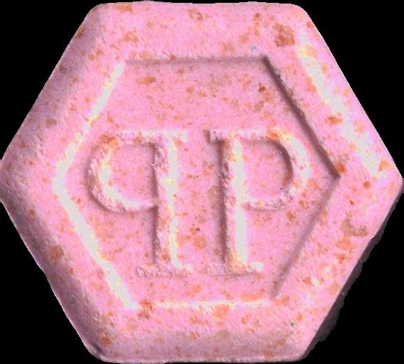 Phillip Plein (Rosa) - MDMA 106mg (Front) sample 2025-11-27_phillipplein_rosa