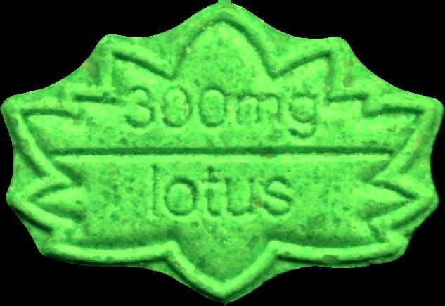 Lotus (Verde) - MDMA 173mg (Front) sample 2025-12-02_lotus_verde