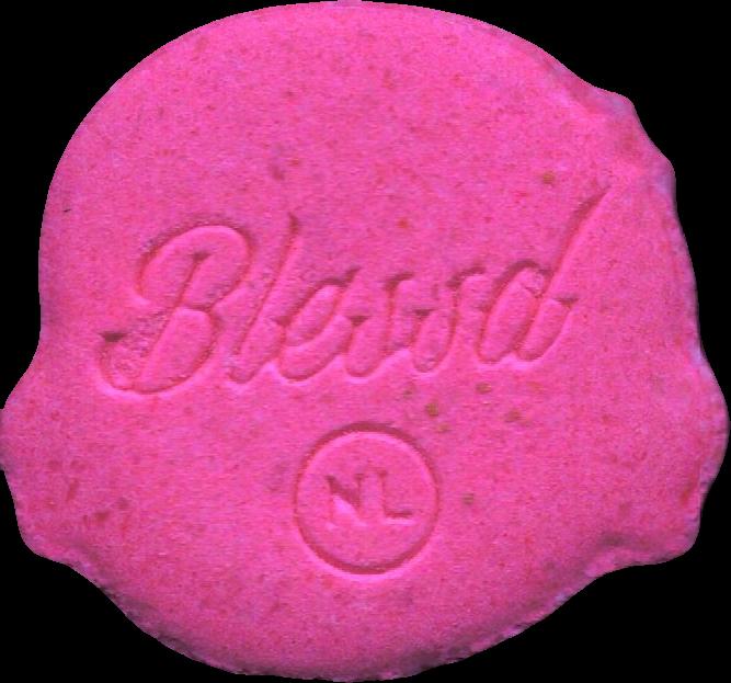Blessd (Rosa) - MDMA 147mg (Front) pill — lab-tested sample