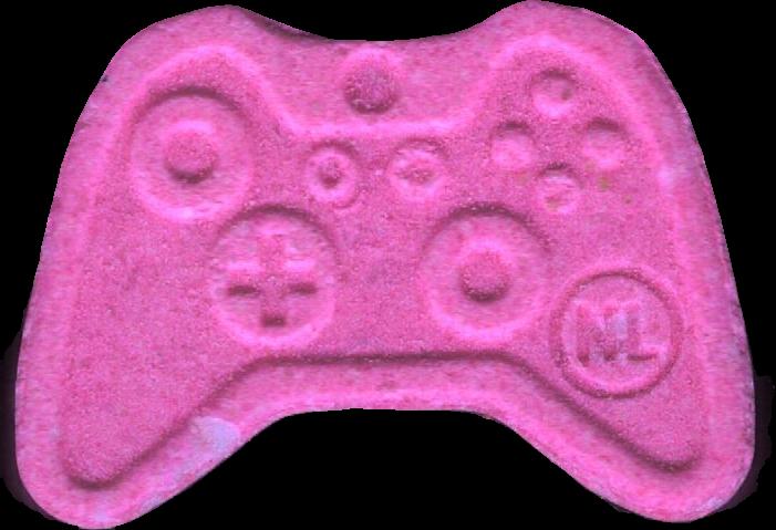 Play (Rosa) - MDMA 252mg (Front) sample 2025-12-18_play_rosa
