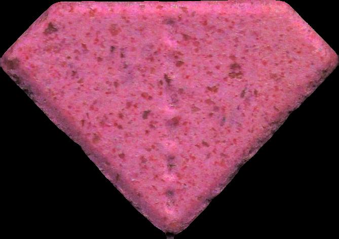 Punisher (Rosa) - MDMA 153mg (Front) sample 2025-12-18_punisher_rosa