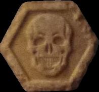 Phillip Plein (Dorado) - MDMA 146mg (Front) sample 2025-12-30_phillipplein_dorado