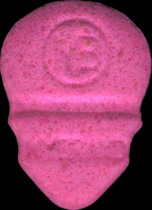 My Brand (Rosa) - MDMA 181mg (Front) pill — lab-tested sample