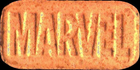 Marvel - Wolverine (Multicolor) - MDMA 191mg (Front) pill — lab-tested sample