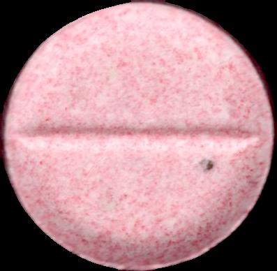 (Rosa) (Front) pill — lab-tested sample
