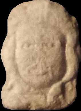 (Beige) - MDMA 318mg (Front) pill — lab-tested sample