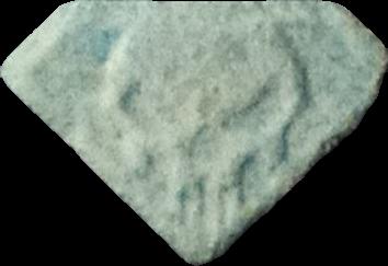 Punisher (Azul) - MDMA 151mg (Front) sample 2026-01-30_punisher_azul