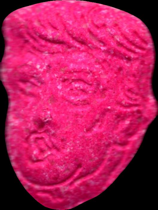 Trump (Rosa) - MDMA 154mg (Front) sample 2026-02-03_trump_rosa