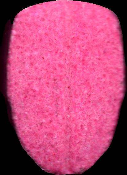 ironman (Rosa) - MDMA 200mg (Front) sample 2026-02-10_ironman_rosa