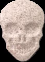 Calavera (Gris) - MDMA 148mg (Front) pill — lab-tested sample