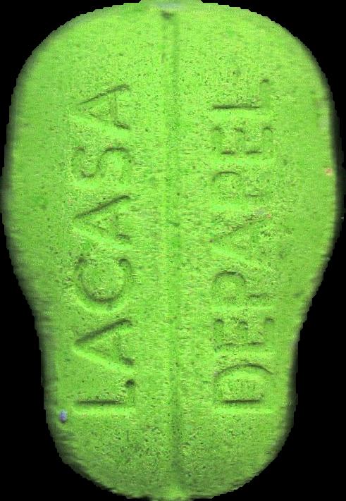 Casa de papel (Verde Claro) - MDMA 194mg (Front) sample 2026-02-19_casadepapel_verdeclaro