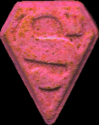 Superman (Rosa) - MDMA 69mg (Front) sample 2026-02-26_superman_rosa