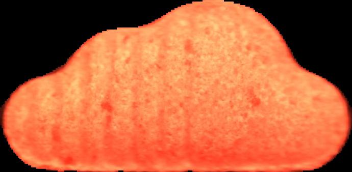 SoundCloud (Naranja) - MDMA 161mg (Front) pill — lab-tested sample