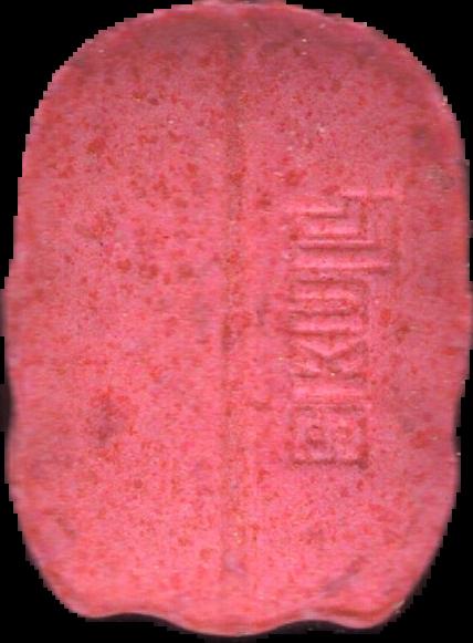Gas mask (Rosa Claro) - MDMA 205mg (Front) sample 2026-04-16_gasmask_rosaclaro