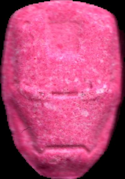 ironman (Rosa) - MDMA 208mg (Front) sample 2026-04-28_ironman_rosa