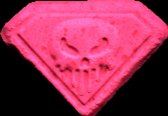 Punisher (Multicolor) - MDMA 156mg (Front) sample 2026-05-05_punisher_multicolor