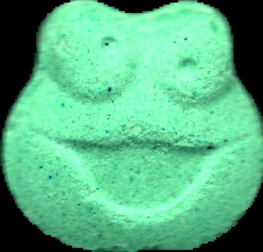 Rana (Verde) - MDMA 254mg (Front) lab-tested pill — front