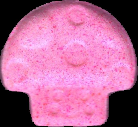 Seta (Rosa) - MDMA 144mg (Front) pill — lab-tested sample