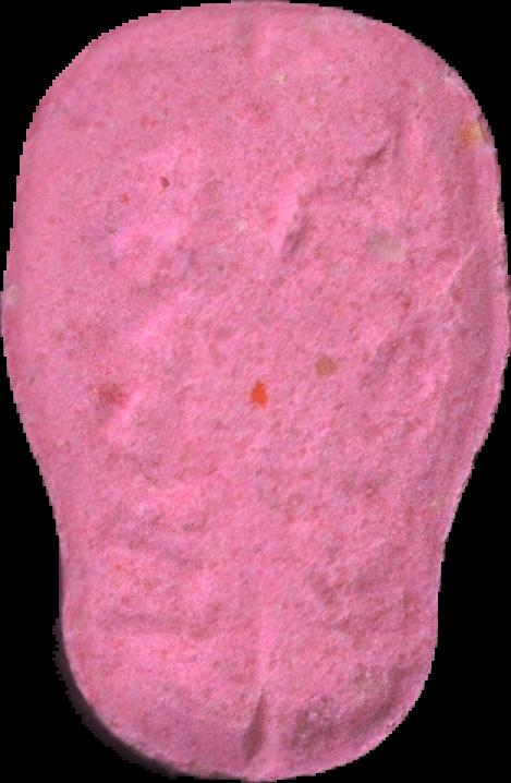 Casa de papel (Rosa) - MDMA 184mg (Front) pill — lab-tested sample