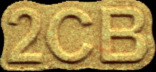 2CB (Marrón) - 2C-B 10mg (Front) pill — lab-tested sample
