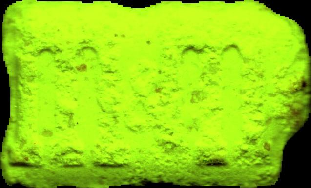 M&MS (Amarillo) - MDMA 124mg (Front) sample 2026-05-19_mms_amarillo