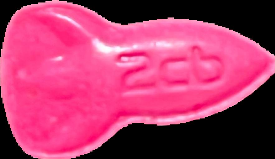 NASA (Rosa) - 2C-B 10mg (Front) pill — lab-tested sample