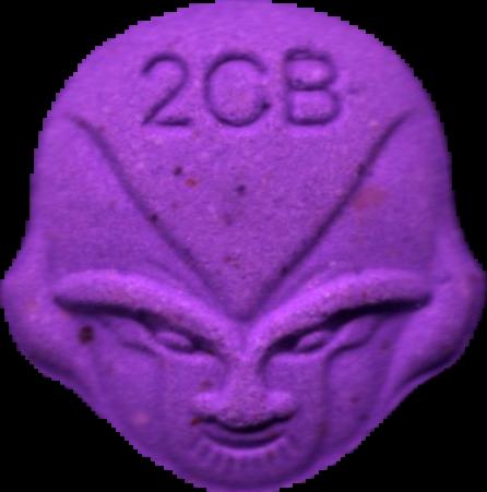 New Logo (Morado) - 2C-B 11mg (Front) pill — lab-tested sample
