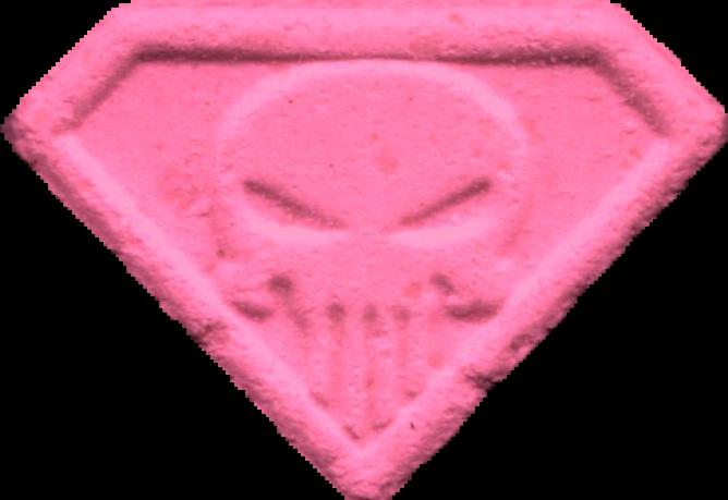 Punisher (Rosa) - MDMA 105mg (Front) sample 2026-06-04_punisher_rosa