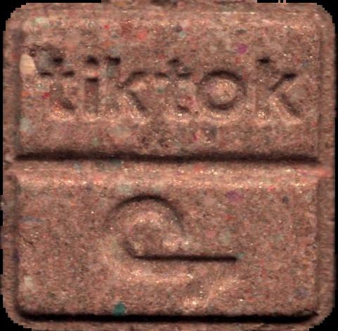Tiktok (Marrón) - MDMA 113mg (Front) sample 2026-06-05_tiktok_marrn