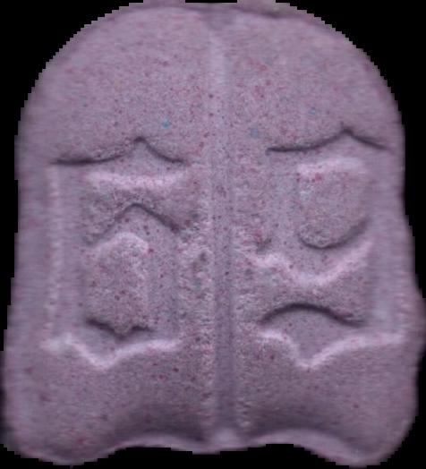 Sixty Nine/69 (Morado) (Front) pill — lab-tested sample