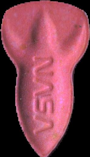 NASA (Rosa) - 2C-B 17mg (Front) pill — lab-tested sample