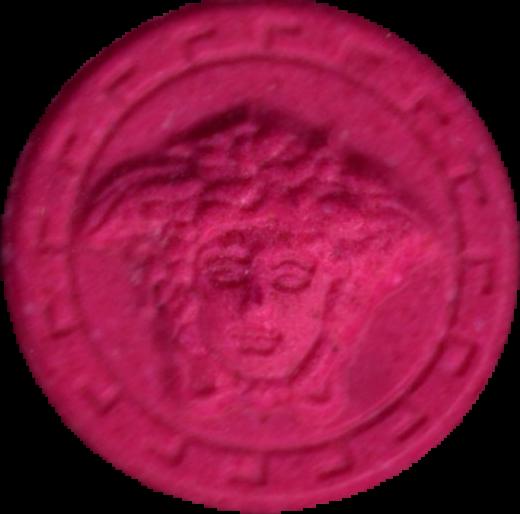 Versace (Rosa) - MDMA 153mg (Front) lab-tested pill — front