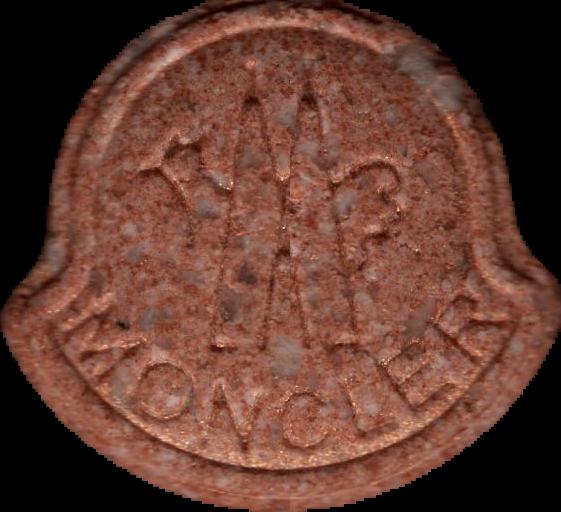 Moncler (Marrón) - MDMA 176mg (Front) lab-tested pill — front