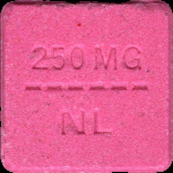 Stone Island (Rosa) - MDMA 185mg (Front) lab-tested pill — back