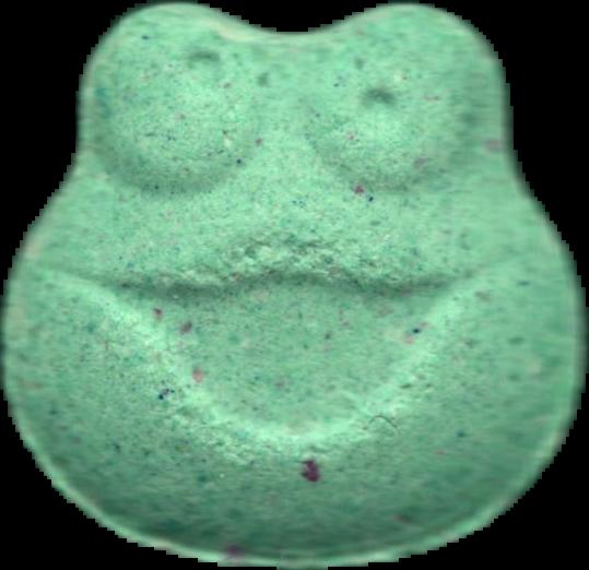 Rana (Azul) - MDMA 241mg (Front) lab-tested pill — back