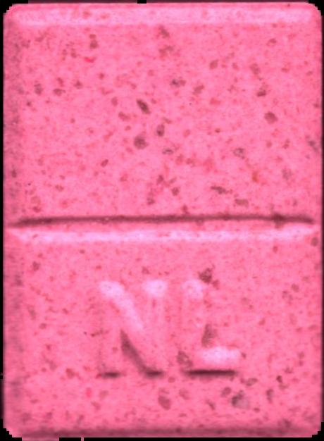 logo new (Rosa) - MDMA 105mg (Front) lab-tested pill — back