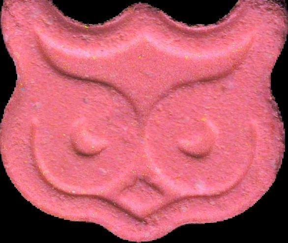 Búho-Panama (Rosa Claro) - MDMA 84mg (Front) lab-tested pill — front