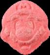 Mario (MDMA) lab-tested pill — back