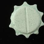 Rolex (MDMA) lab-tested pill — back