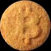 Bitcoin (MDMA, Amphetamin, Koffein) lab-tested pill
